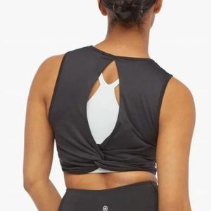 * Open backed crop tank ~ Size Large